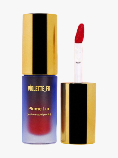 Violette_FR Plume Lip in branded component on a light gray background